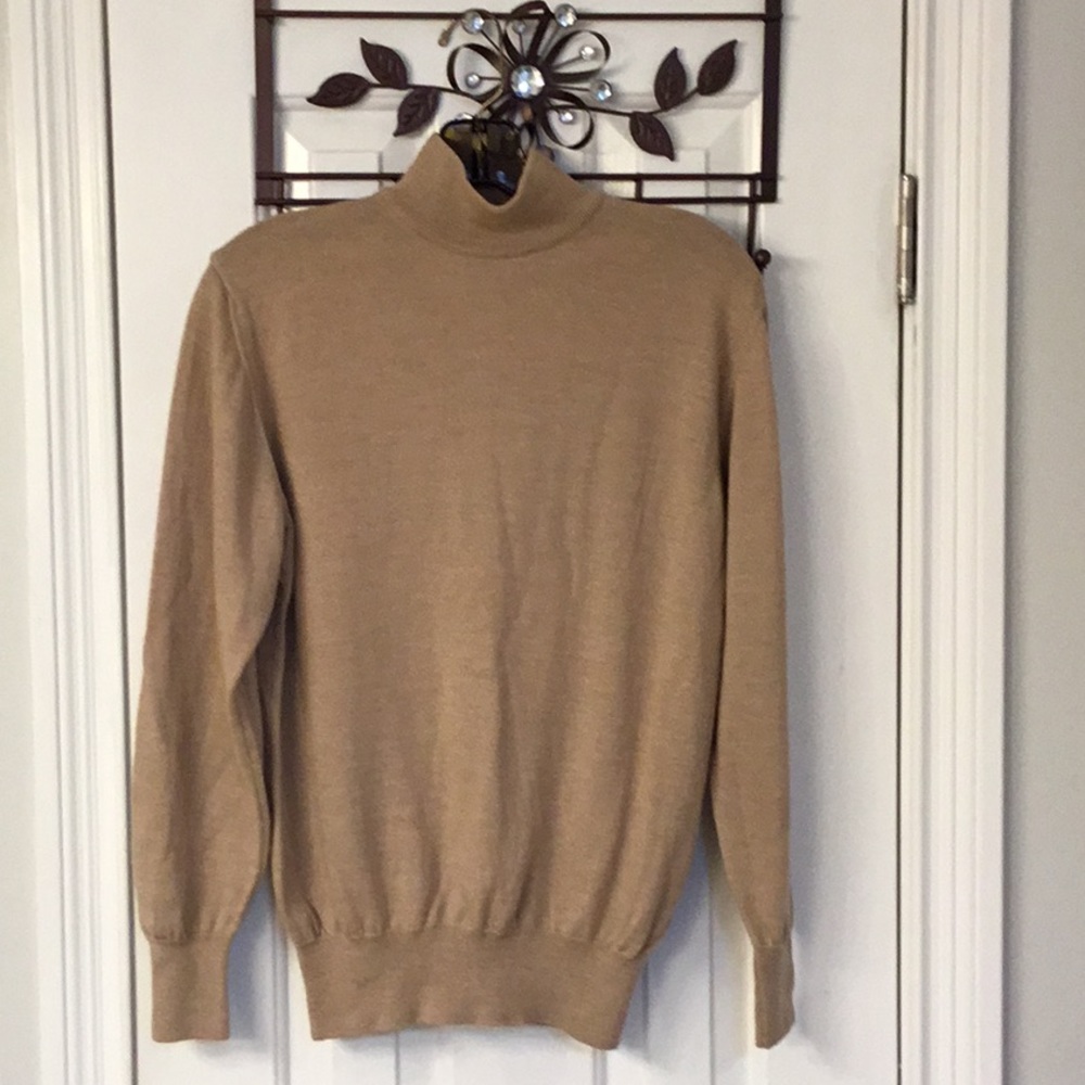 Bloomingdale’s Tan Merino Wool Sweater